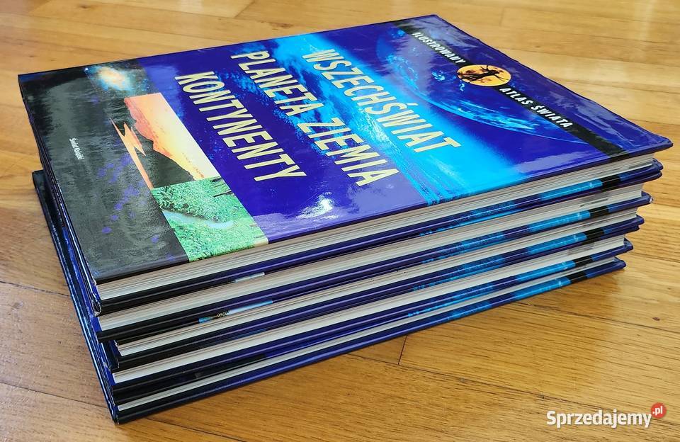 Ilustrowany atlas świata 5 tomów Warszawa