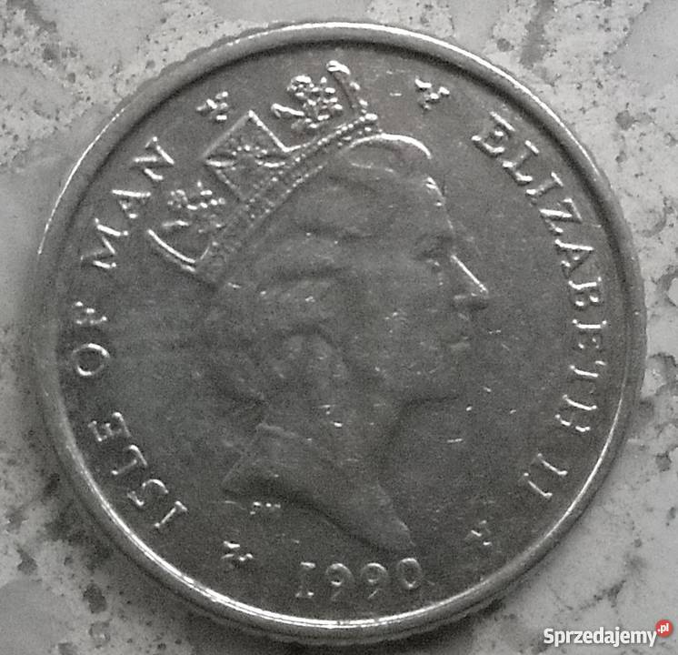 ISLE OF MANN5 PENCE1990 r ŻAGLÓWKA Legionowo