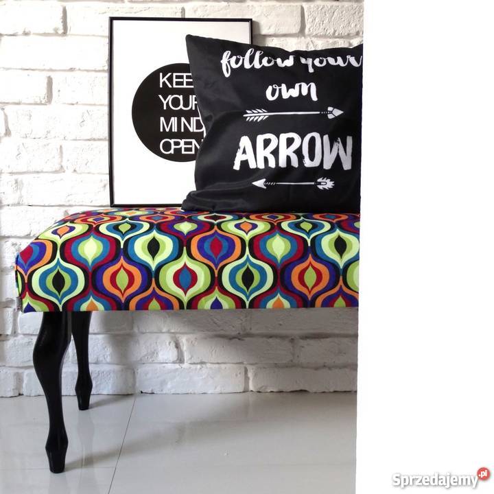 Ławka ławeczka siedzisko pikowane wzorzyste do 90cm sprzedam