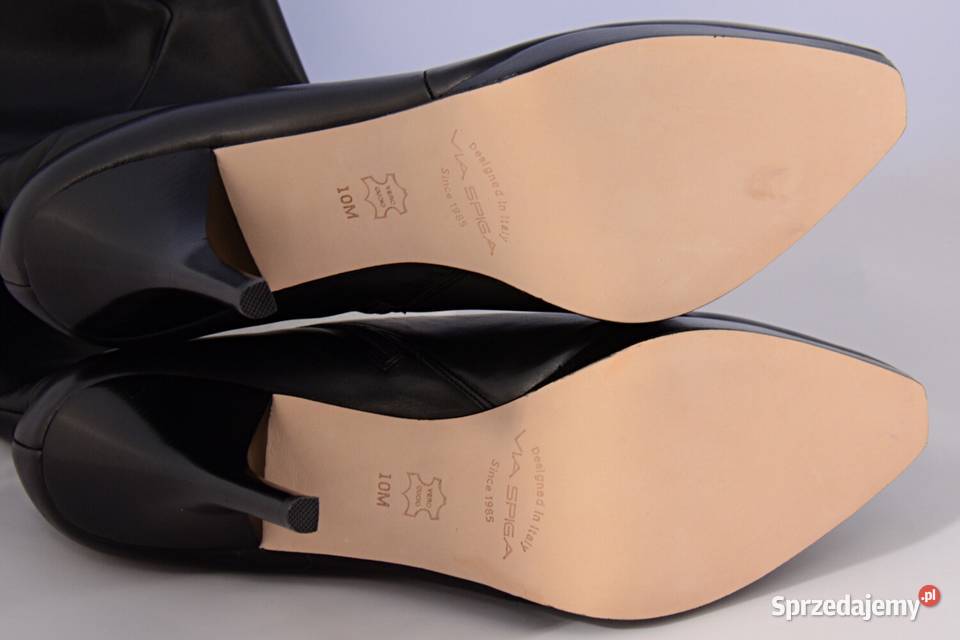 DELIKATNIE PIKANTNE kozaki szpilki Via Spiga Rozmiar 41,5 Białystok sprzedam