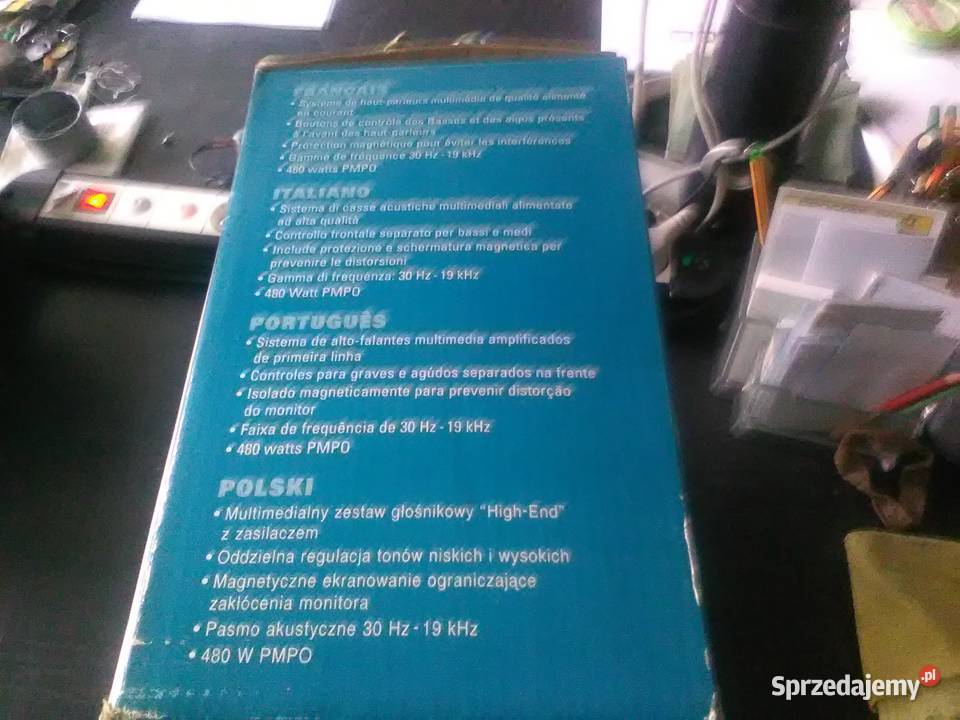 multimedialny zestaw głośnikowy z zasilaczem Radom