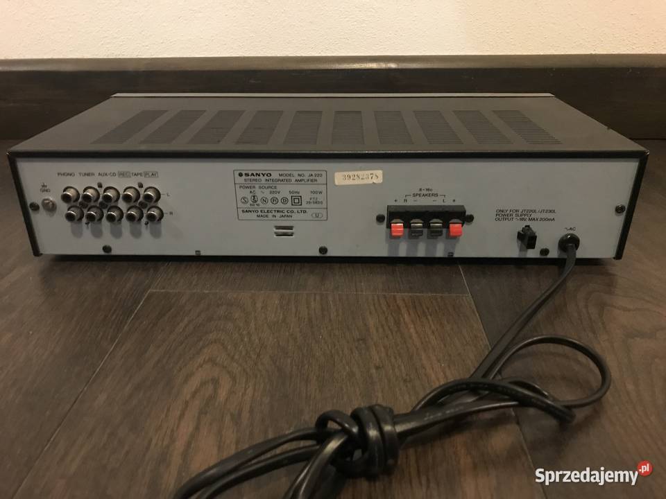 Wzmacniacz Sanyo ja 220 nie gra Kraków