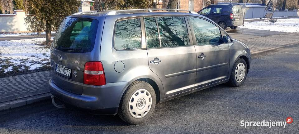 VW Touran 5 osobowy 1900 TDI zamiana srebrny Paczków
