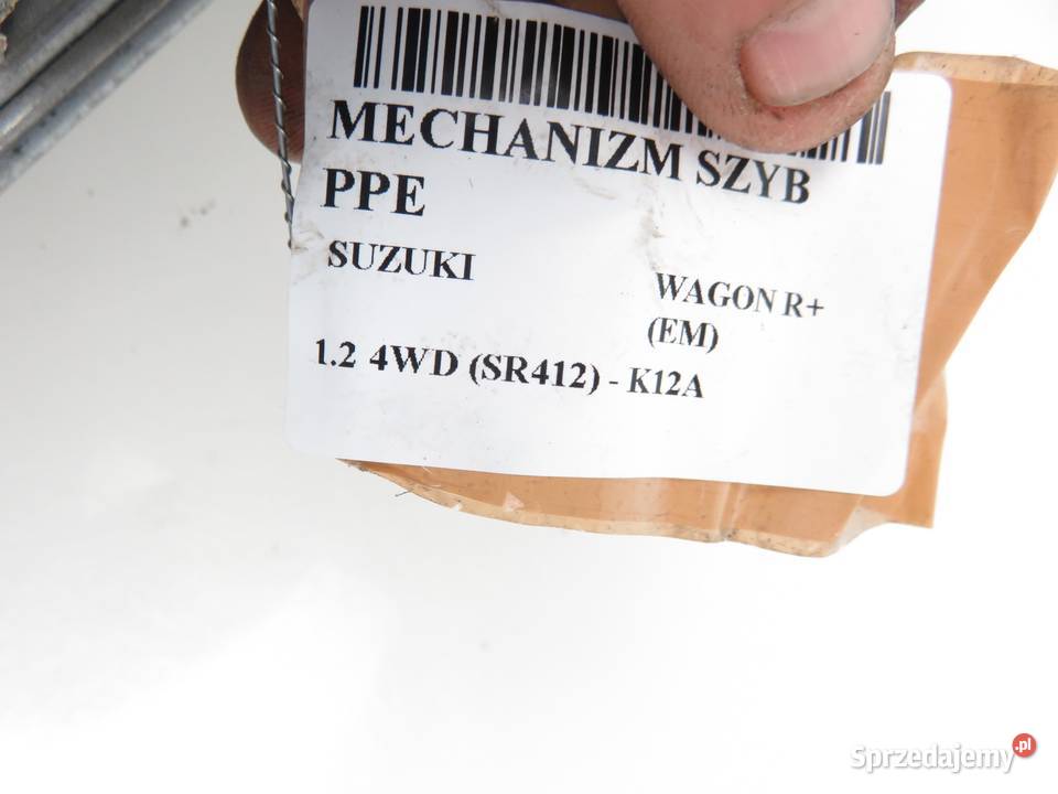 PODNOŚNIK SZYBY PRAWY PRZEDNI SUZUKI WAGON R Mechanizmy opuszczania szyb