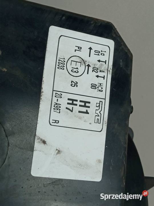 LAMPA PRZÓD PRAWA LIFT EUROPA UFO Honda Civic osobowe świętokrzyskie