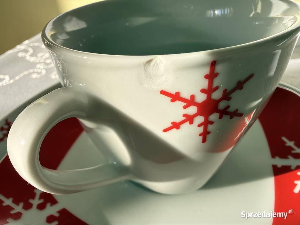 Świąteczny Serwis Kawowy CreaTable 18 el Renifer