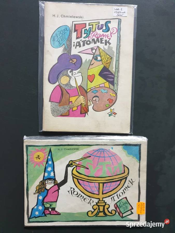 Tytus Romek i ATomek zestaw 10 komiksów Papcio Polskie Gdynia