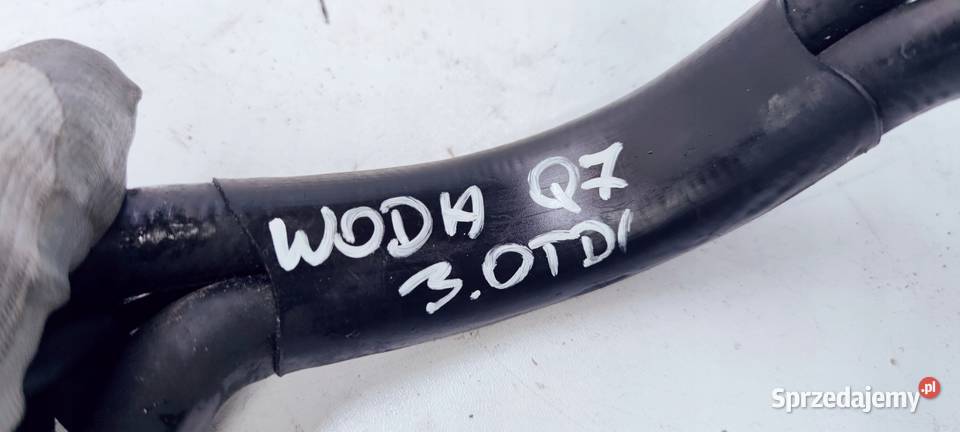 WĄŻ RURA RURKA WODY KOMPLET AUDI Q7 4L 30 TDI 2 Przystajń