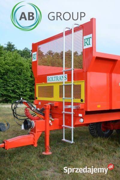 Rozrzutnik obornika 10 t Roltrans N250S5 Helios Do hodowli zwierząt Rzędziany