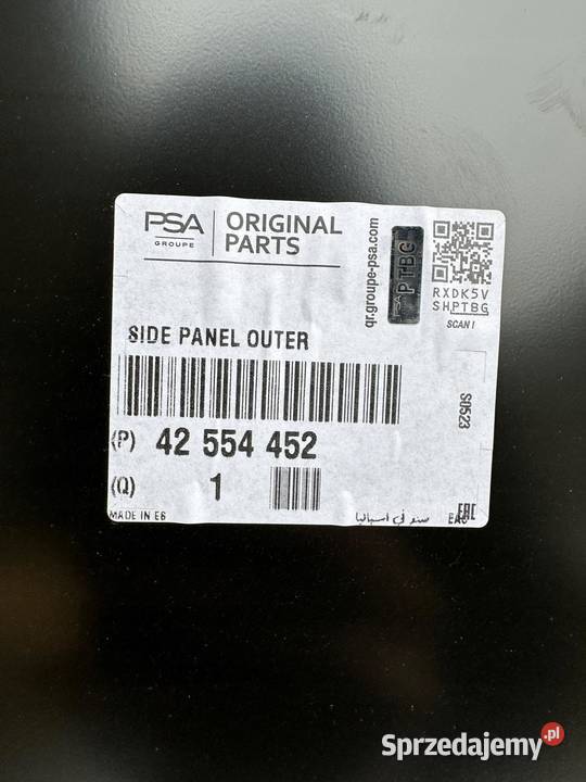 Błotnik lewy tylny OPEL MOKKA NOWY 42554452