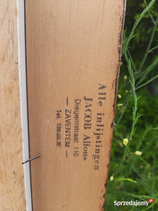 obraz sygnowany wielkopolskie Mielnica Duża