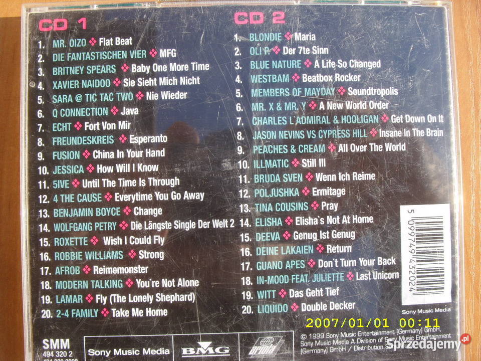 JUST THE BEST 299 skladanka CD sprzedam