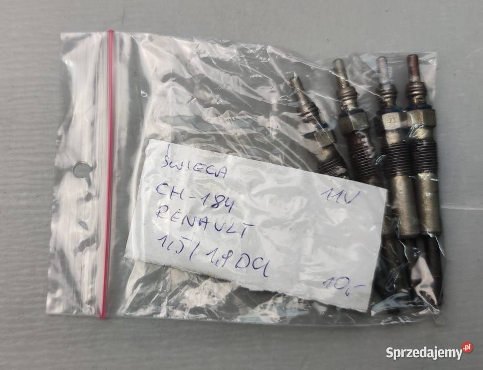 Świeca żarowa Renault 15 19 DCI 11V CH184 świętokrzyskie Suchedniów