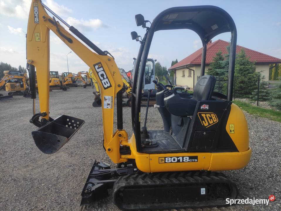 Minikoparka JCB 8018cts 2014r 3700 mtg Rok produkcji 2014