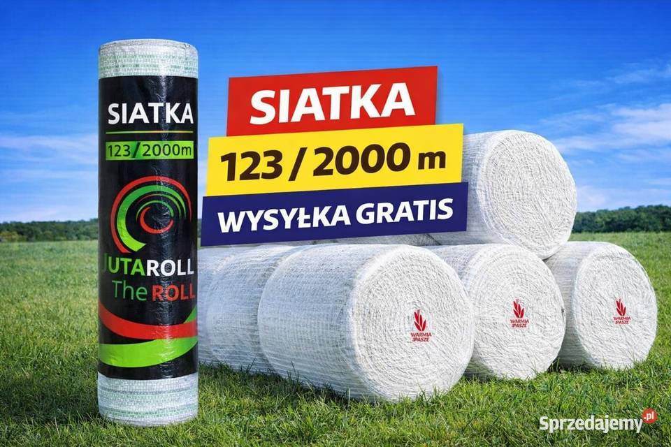 SIATKA na baloty sianokiszonkę JUTA ROLL 1232000 Olsztyn