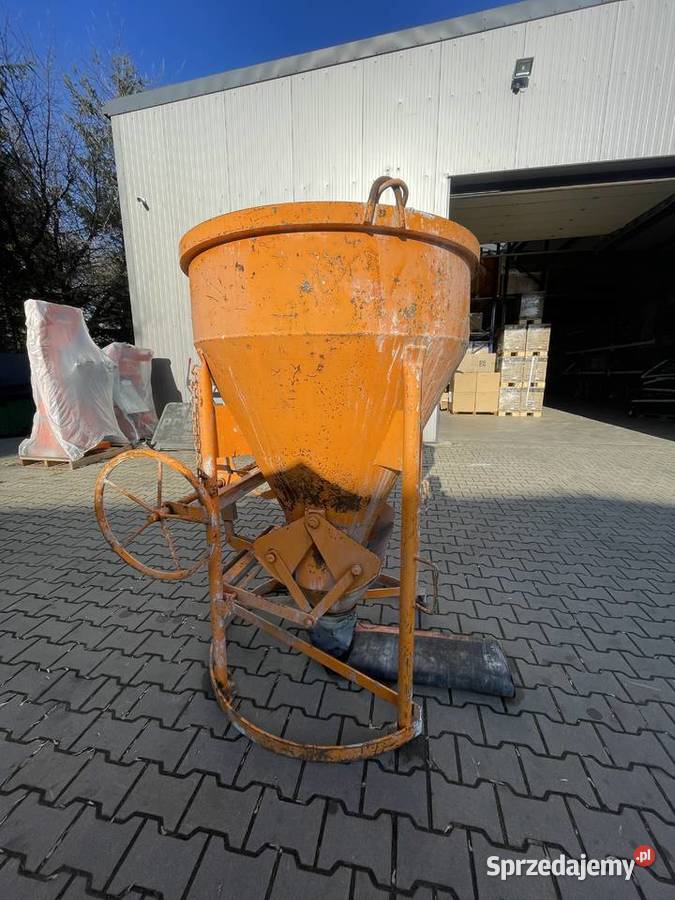 Pojemnik dźwigowy do betonu zbiornik lej wielkopolskie Ślesin