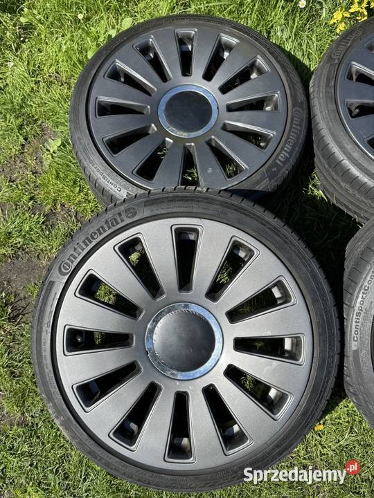 Piękne Felgi 4x108 17 4x100 Opony letnie Samochodowe Opony i felgi Baranów sprzedam
