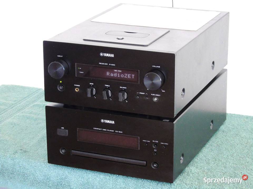 Amplituner i CD Yamaha R840 CD640 świetne stereo Jasło
