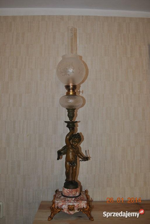 XIXwieczna figuralna lampa naftowa Kraków