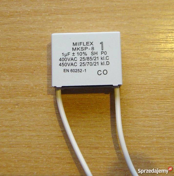 Kondensator rozruchowy 10F MKSP8 Miflex Łódź