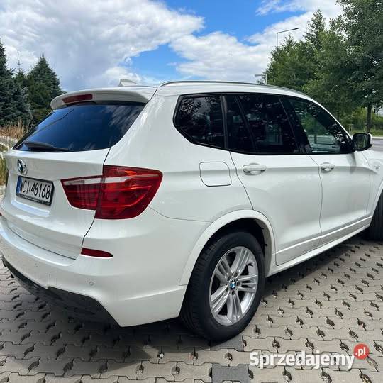BMW X3 F25 xDrive20d M Pakiet HUD Jasna skóra 51 Zarejestrowany w Polsce wielkopolskie Poznań