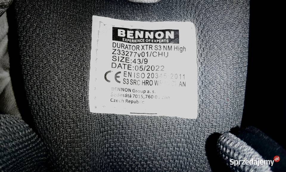 Trzewiki ochronne z membraną BNN BENNON DURATOR Warszawa