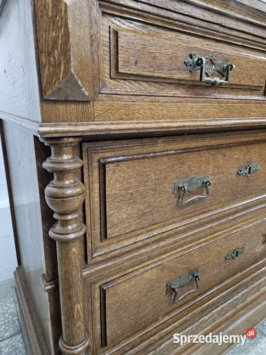 Stara komoda z szufladami i marmurowym blatem Nowy Sącz