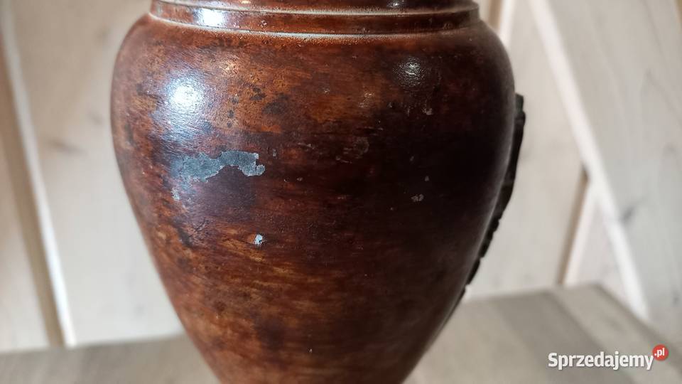 Lampka metalowa ciężka Stołowa Gabinetowa Nocna Gawroniec