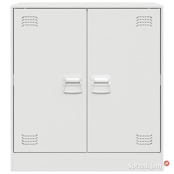 Szafka boczna biała 67x39x73 stal WM841678 Warszawa