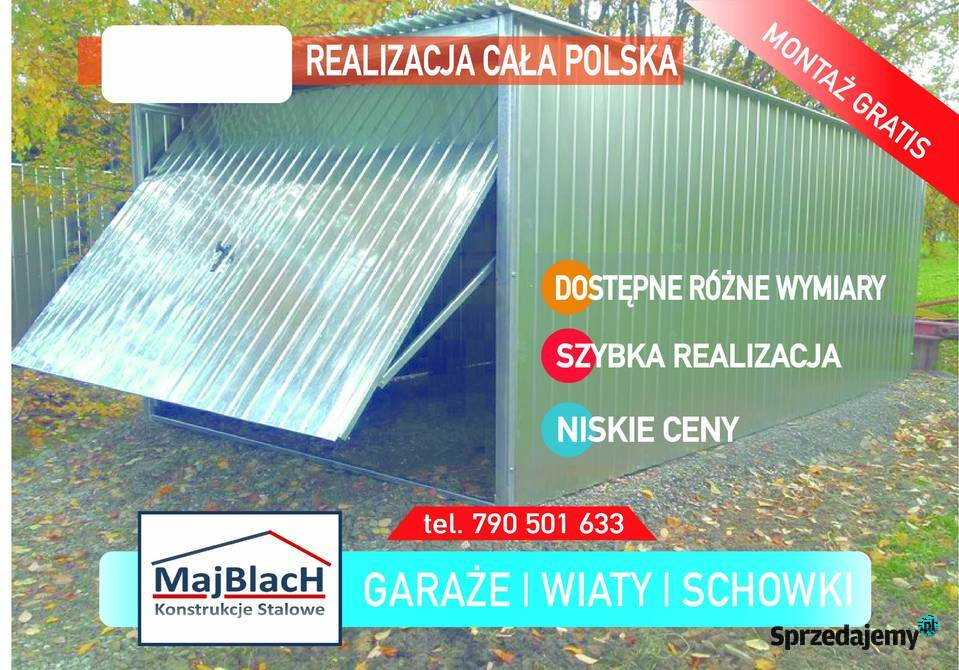 Tani Garaż Blaszany ocynkowany Blaszak Ocynk sprzedam