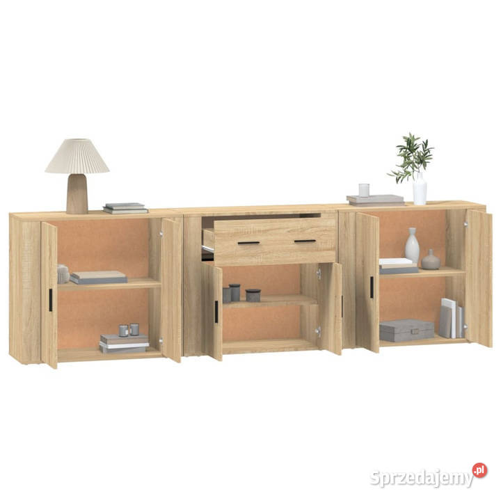 Szafki 3 dąb sonoma materiał drewnopochodny Warszawa