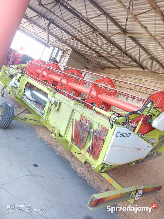 Heder Claas c600 2014r że stołem do rzepaku Proszowice sprzedam