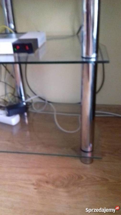 Stolik szklany pod telewizor