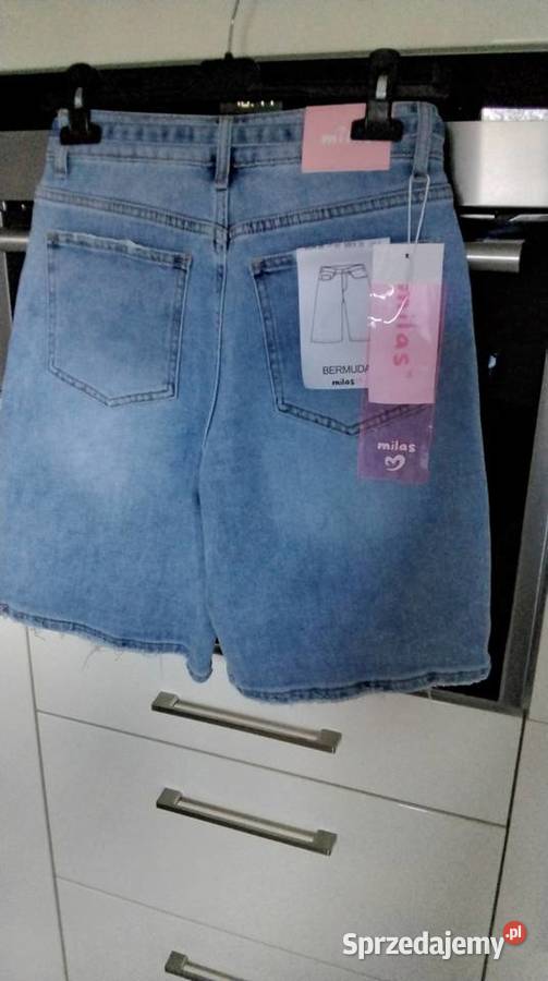 Spodnie Jeans Dżinsowe Bermudy Damskie MILAS S lubuskie Nowa Sól