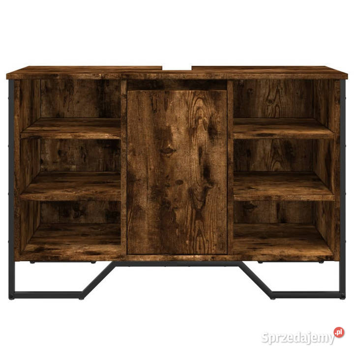 Szafka pod umywalkę przydymiony dąb 91x35x60 mazowieckie Warszawa