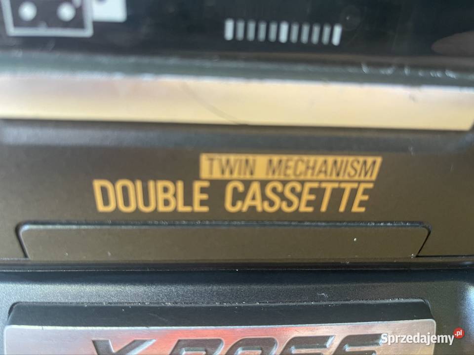 Radiomagnetofon dwukasetowy sharp Grudziądz