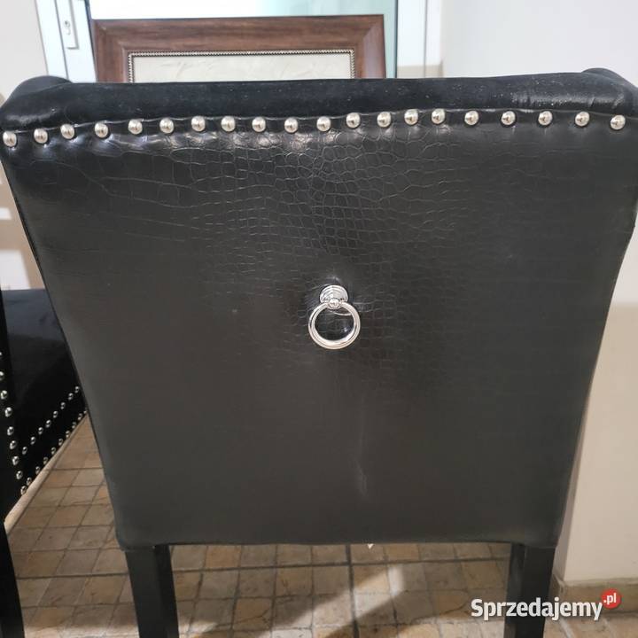 Krzesła pikowane 3 sztuki Krzesła Poznań