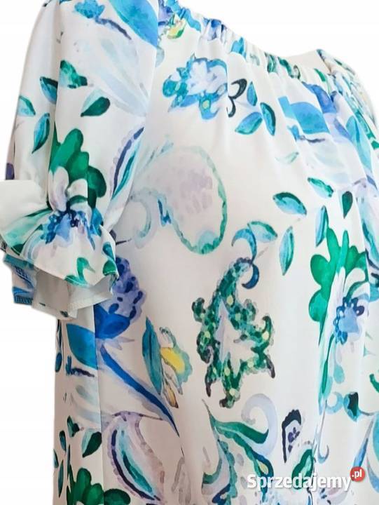 Sukienka hiszpanka ASYMETRYCZNA z falbaną Wieluń