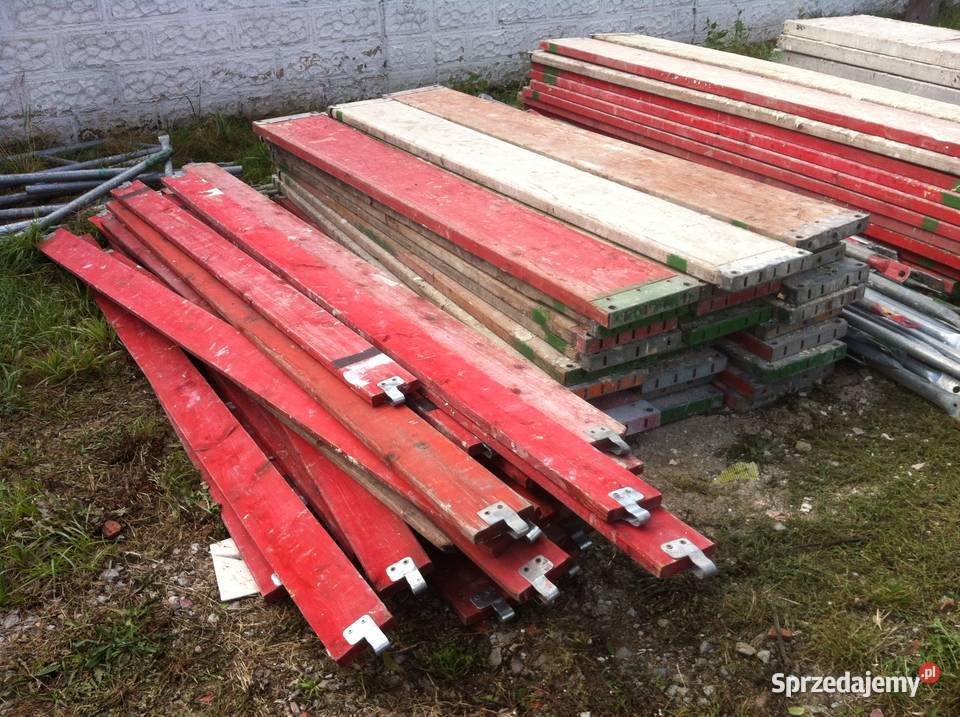 Używane Podesty drewniane 30 m x 10 Rusztowanie Stare Siołkowice