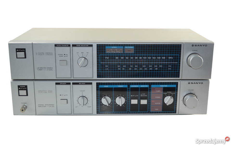 SANYO JT 220L JA 220 WZMACNIACZ TUNER Piotrków Trybunalski sprzedam