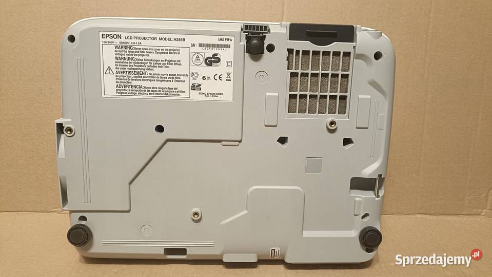 Projektor EPSON H285B bez pilota Pozostałe Poznań sprzedam