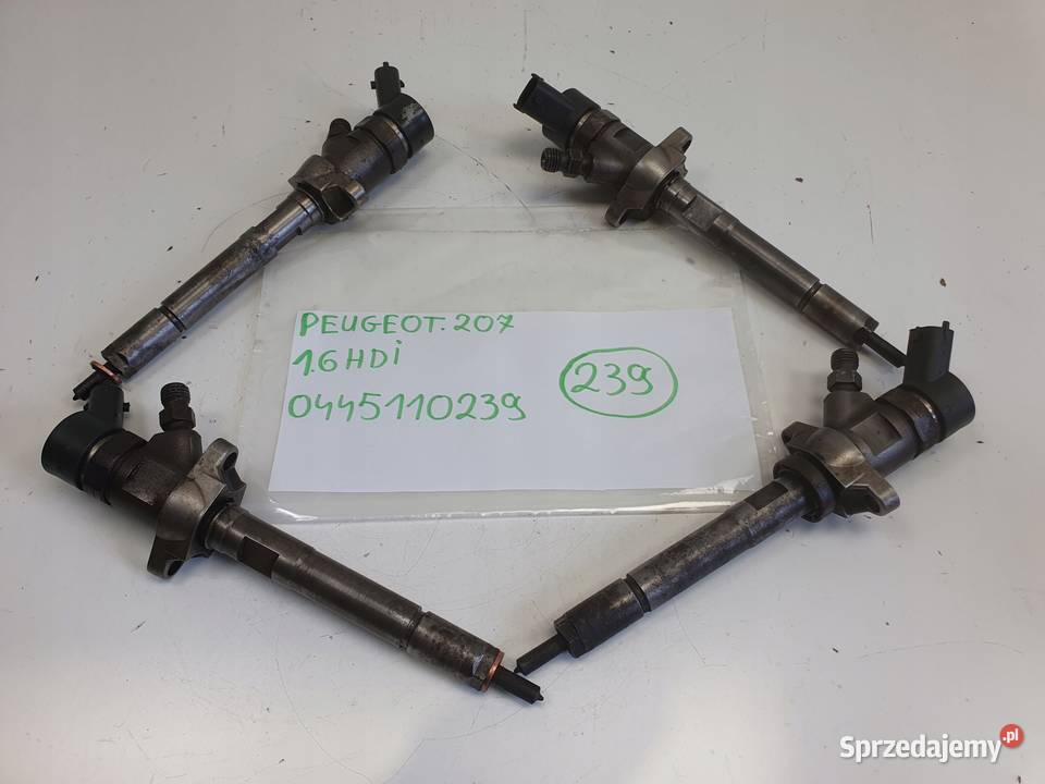 WTRYSKIWACZ Peugeot 207 16 HDI wtrysk 0445110239