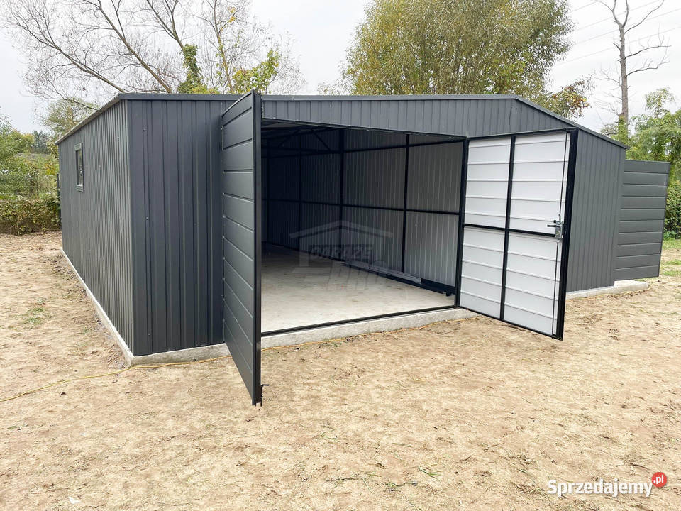 Garaż blaszany 7x75m wnęka 25m 2x brama blacha Toruń sprzedam