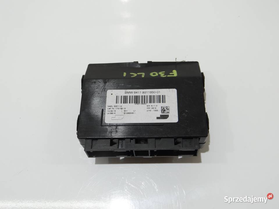 MODUŁ STEROWNIK KLIMATYZACJI BMW F30 9311850 Pozostałe Strzyżewice
