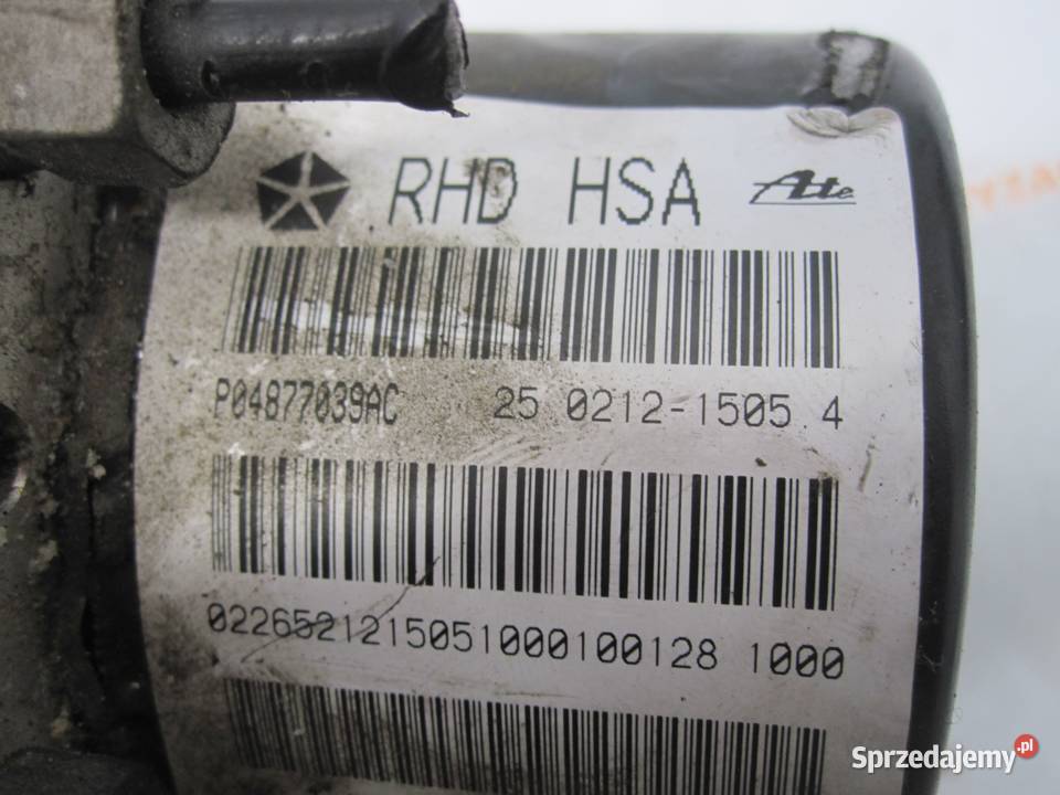 JEEP PATRIOT 24 B 10r pompa ABS 25021215054 Układ hamulcowy Kielce