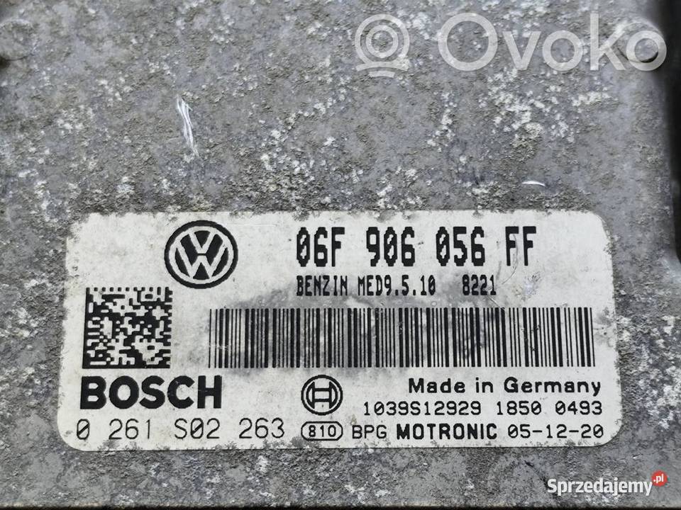 VW Golf Plus Jetta V 20 STEROWNIK KOMPUTER wielkopolskie