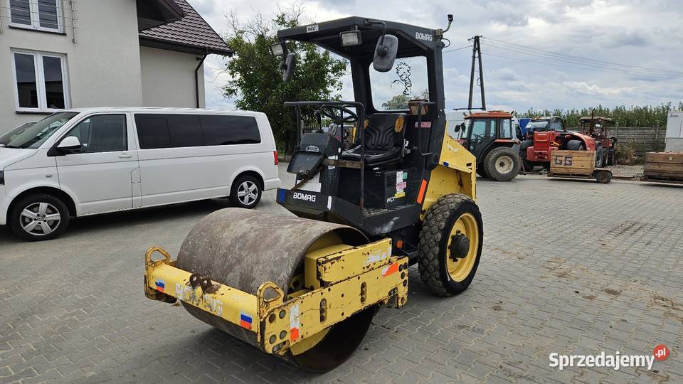 Walec drogowy gumametal Bomag BW124 DH3 27t pełny VAT mazowieckie Sochaczew sprzedam