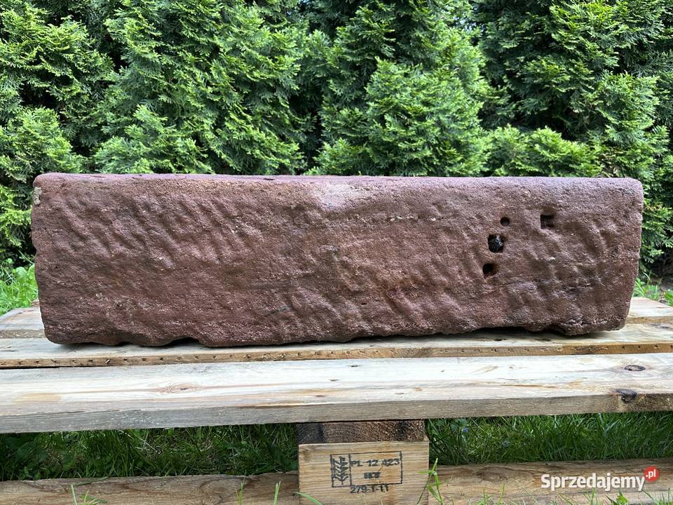 STARE KORYTO KAMIENNE CZERWONY PIASKOWIEC 85