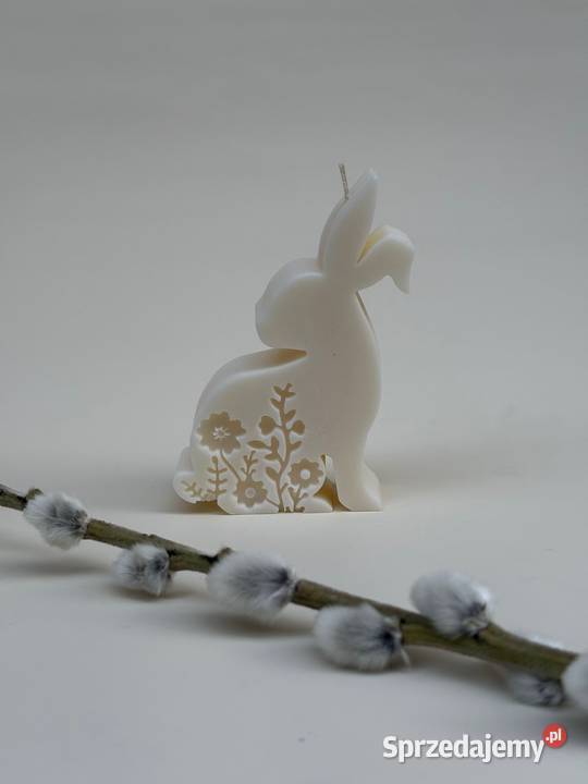 Świeca sojowa Zając Wielkanoc śląskie Katowice