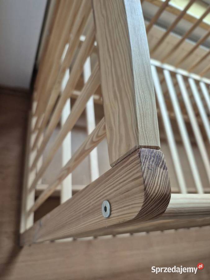 Łóżeczko dziecięce Andrzej z szufladą sosna Toruń sprzedam